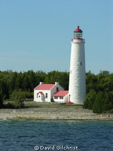 Cove Island Light, Fathom Five National Marine Park, Tobe... by David Gilchrist 